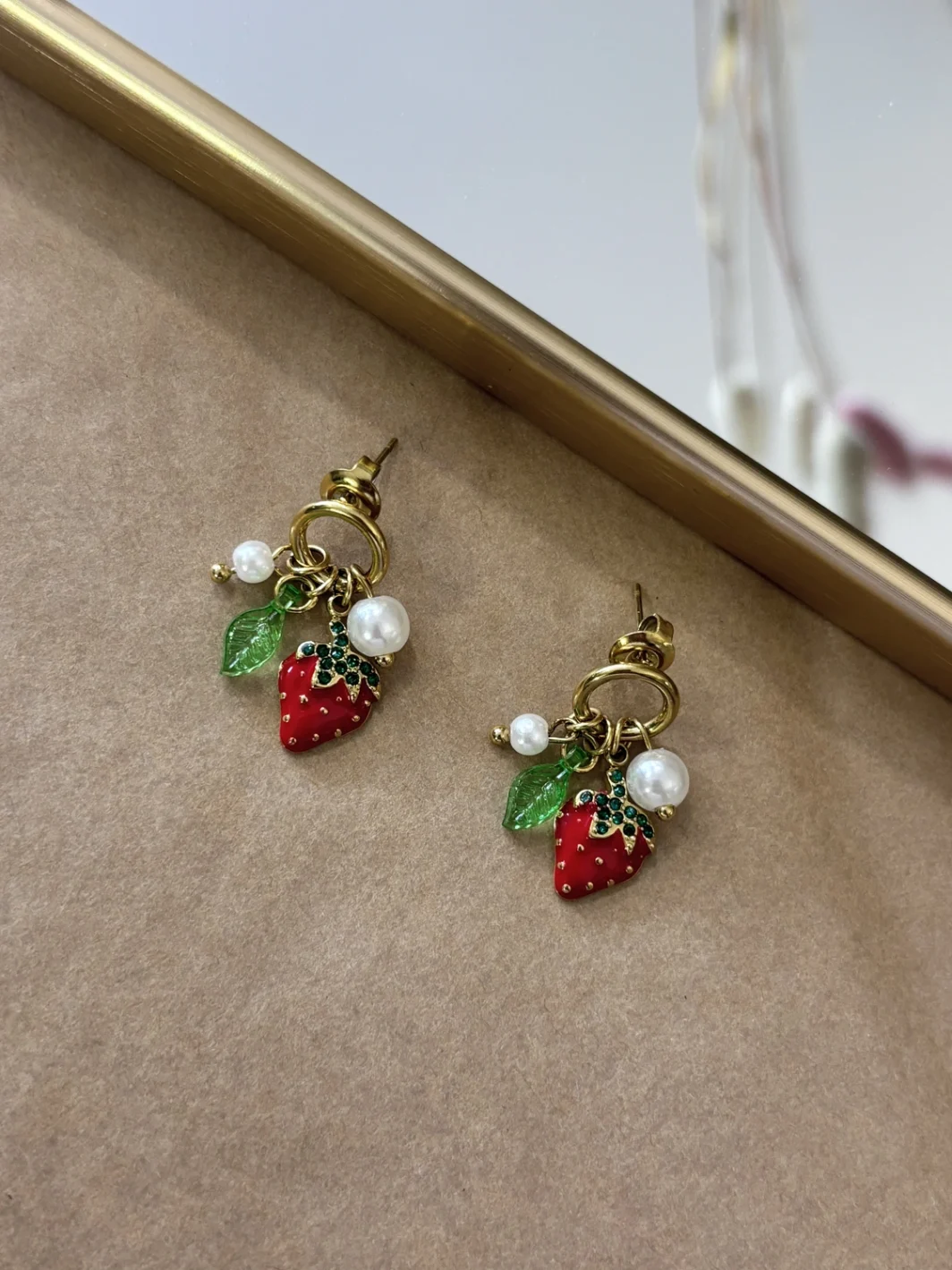 Σκουλαρίκια Strawberries