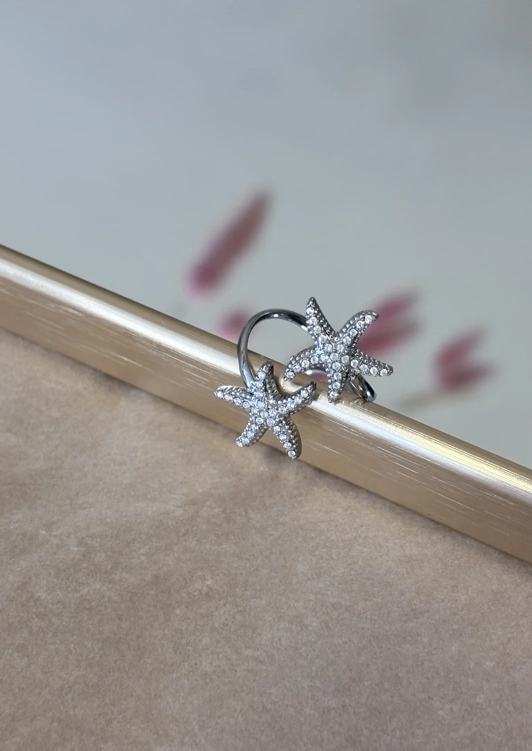 Δαχτυλίδι Με Αστερίες Silver
