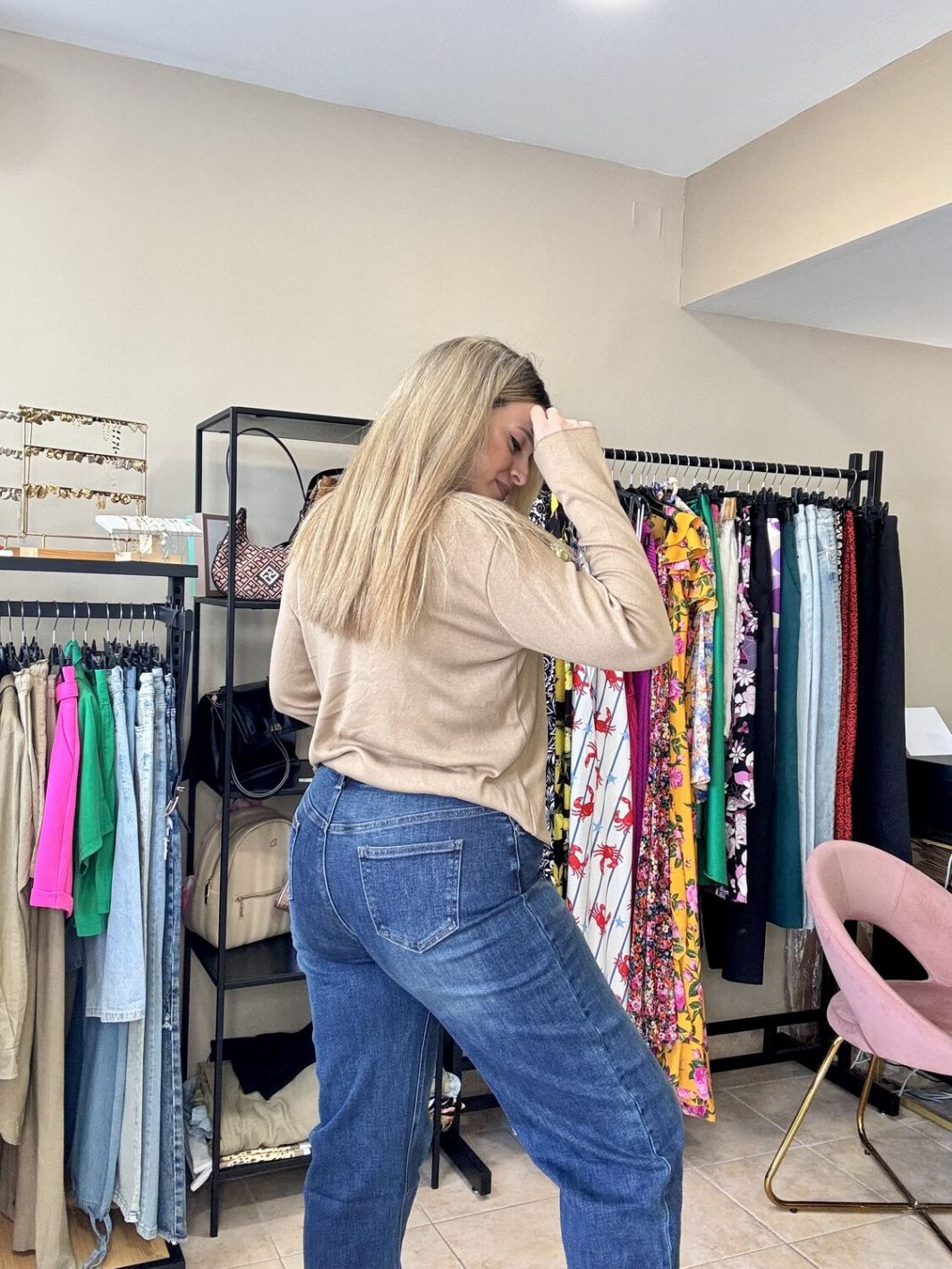 jean plus size blue