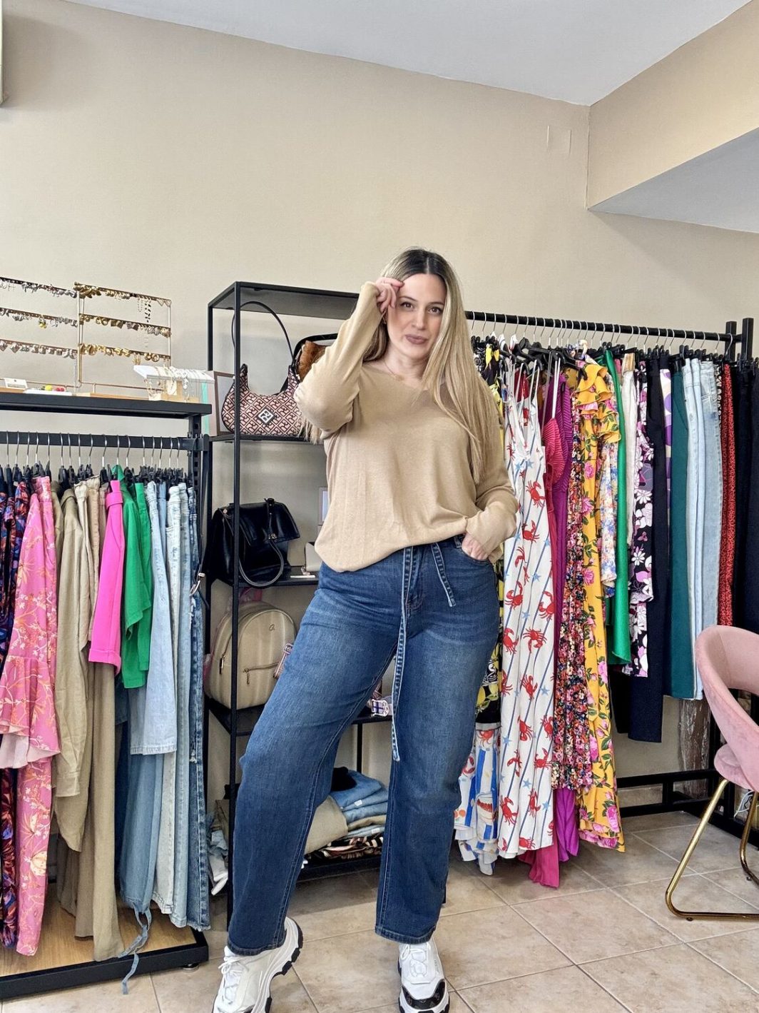 jean plus size blue
