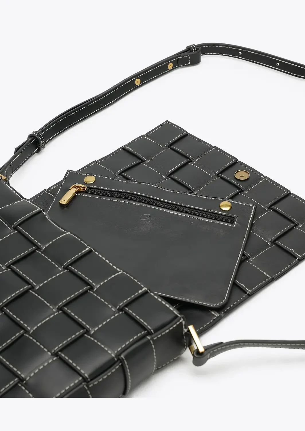 Axel-Τσαντάκι χιαστή με πλέξη