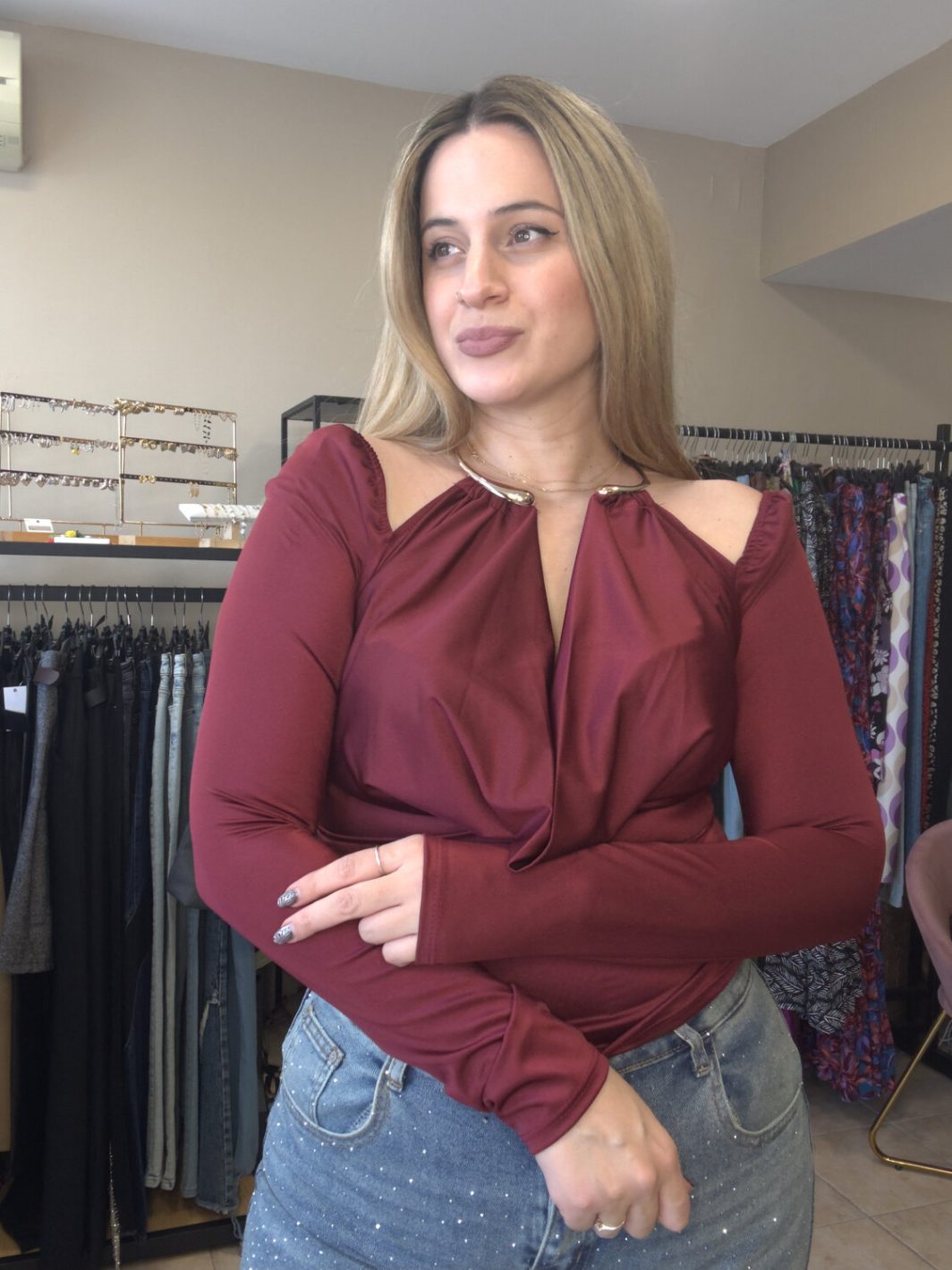 top gold neck