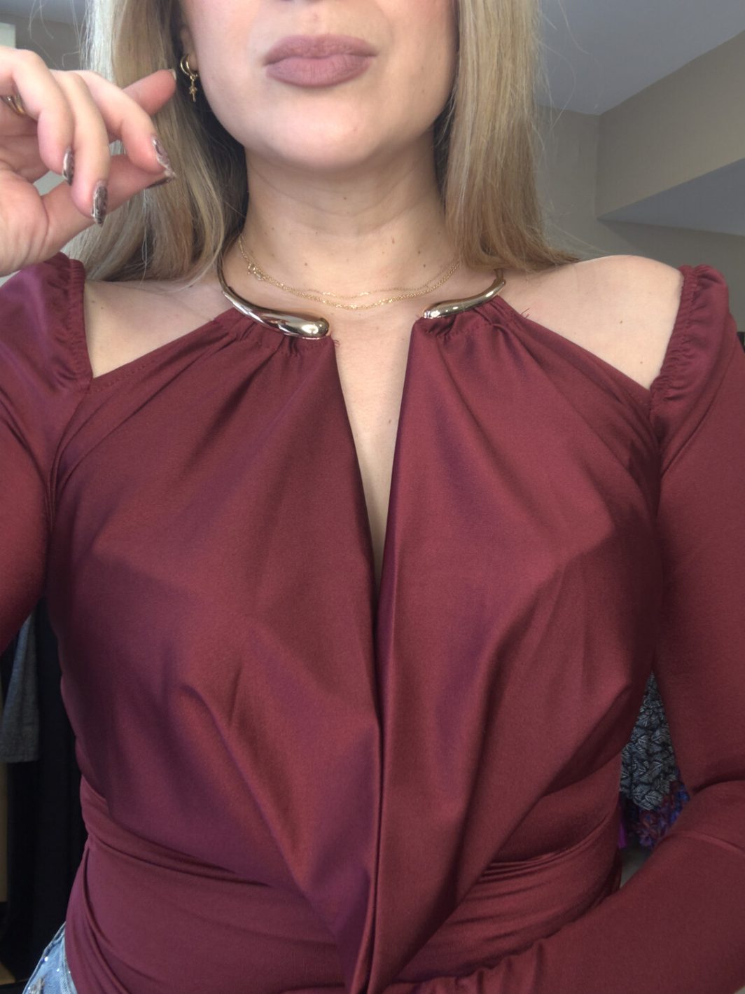 top gold neck