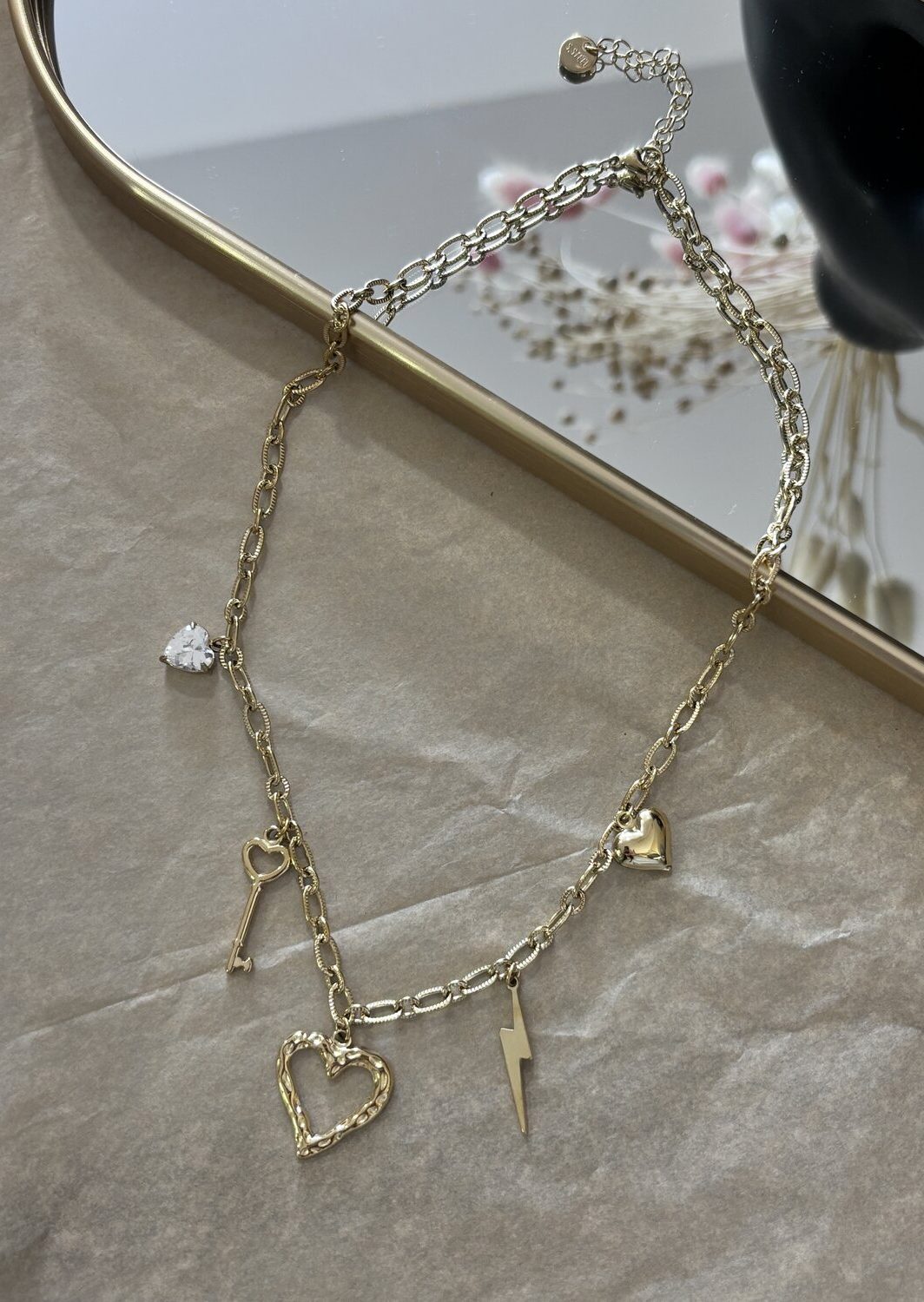 Κολιέ Charms Gold