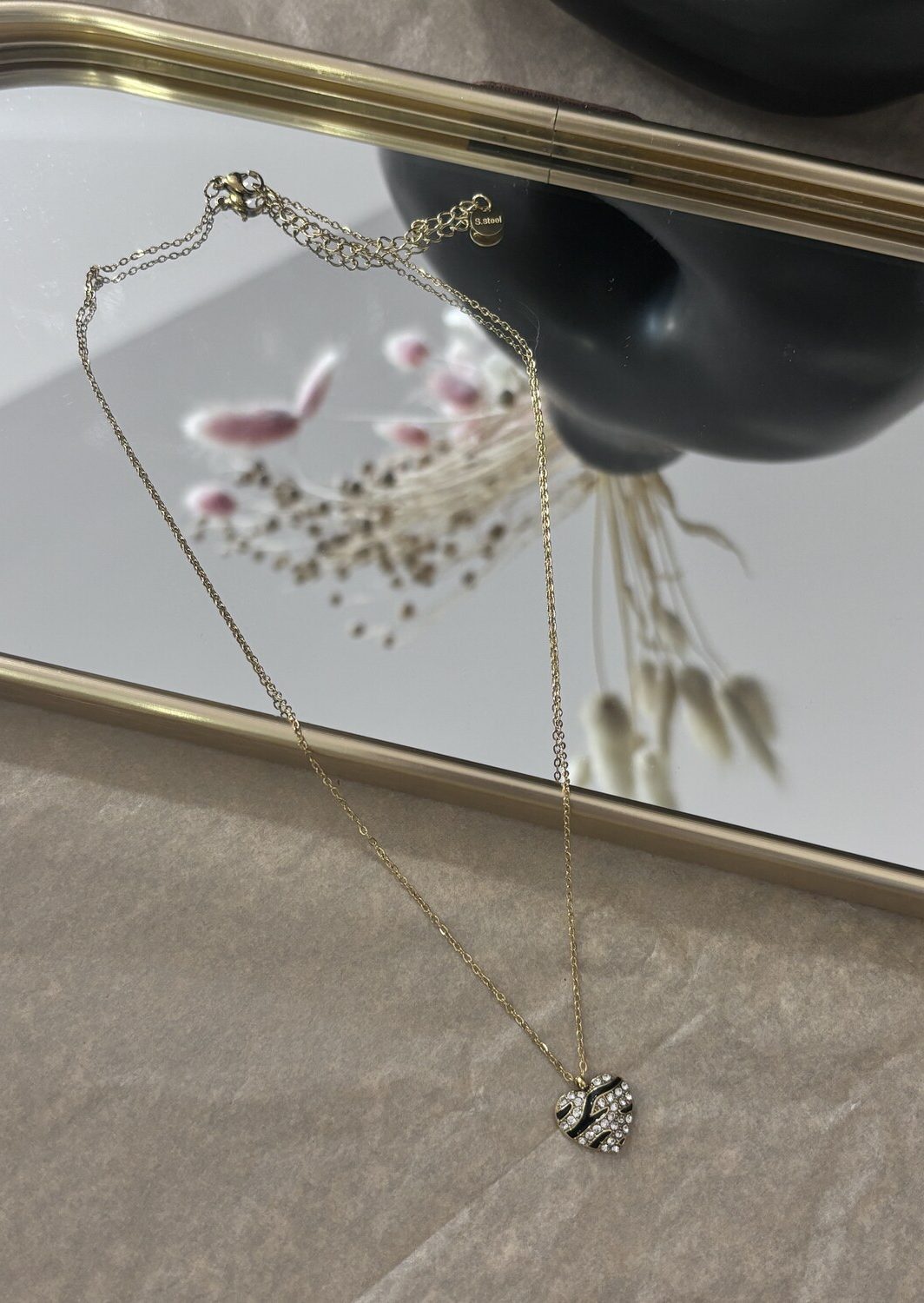 Κολιέ Ζεβρέ Gold