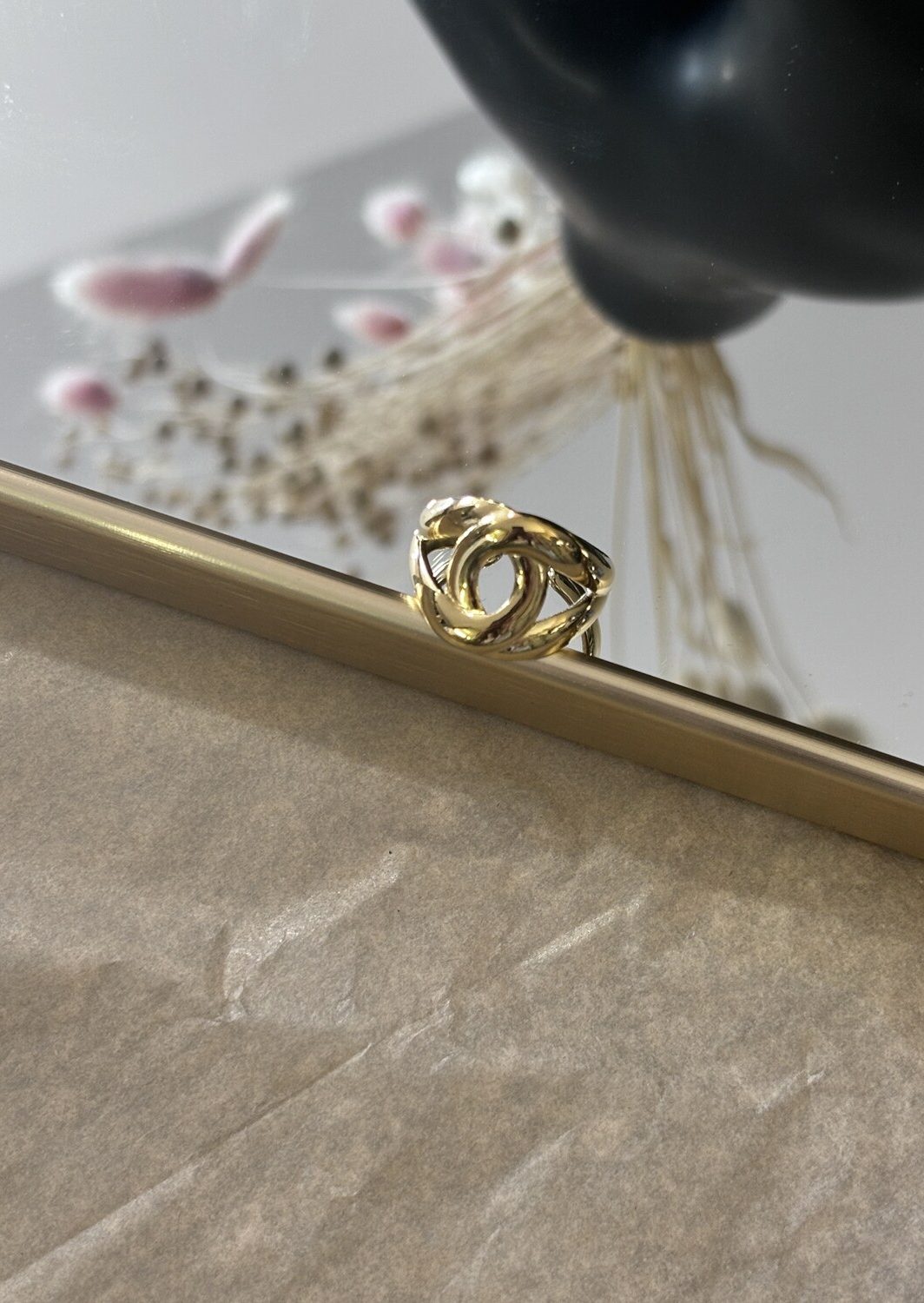 Δαχτυλίδι Μια Πλέξη Gold