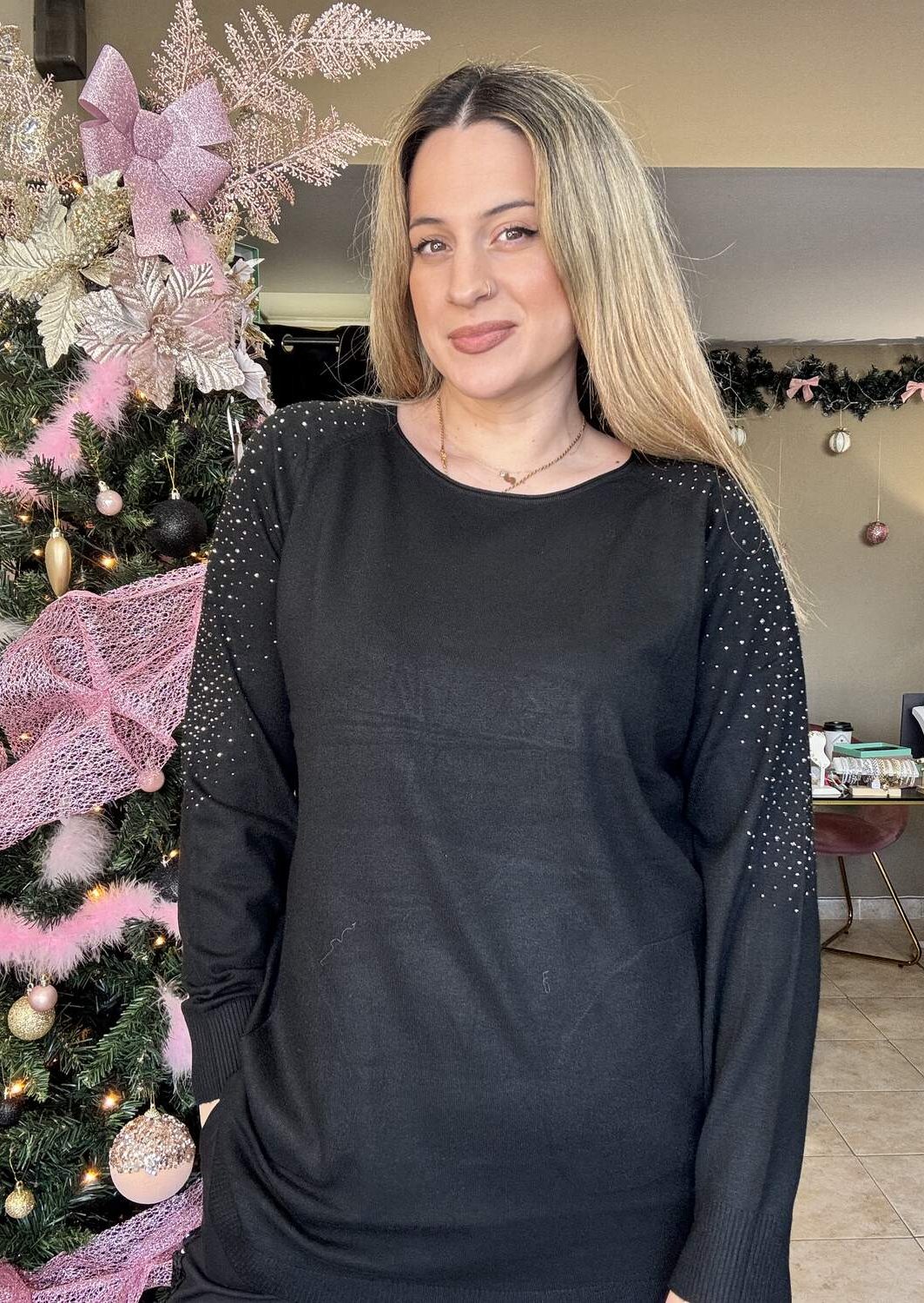 Μπλούζα Με Στρασάκια