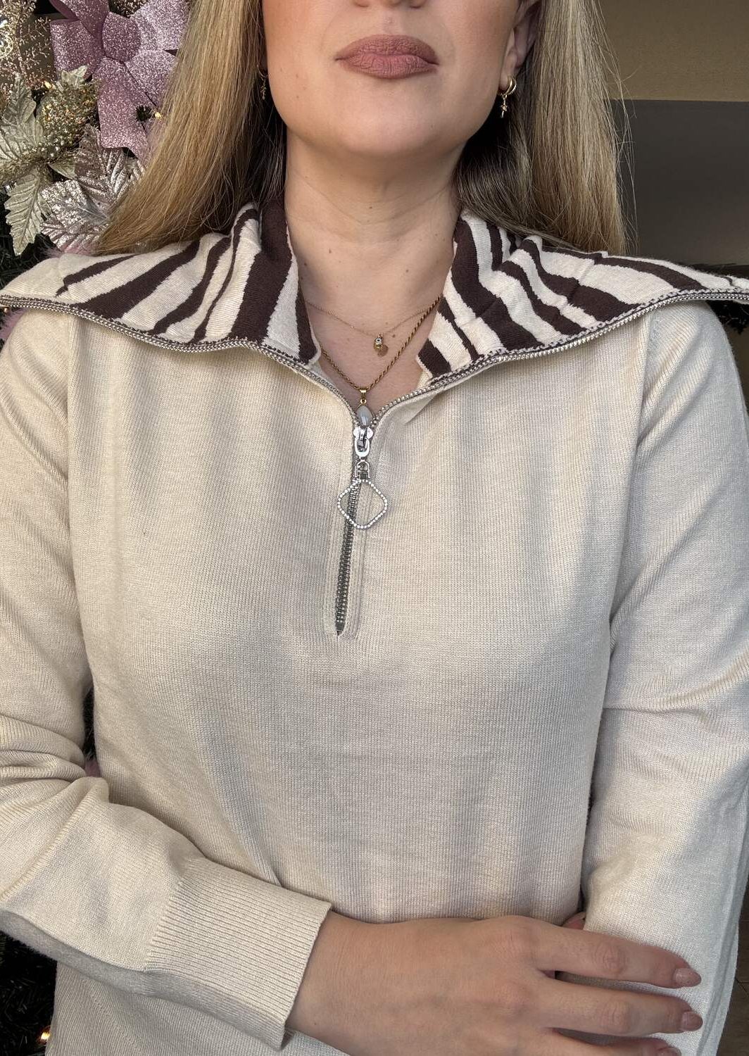 Πουλόβερ Με Φερμουάρ