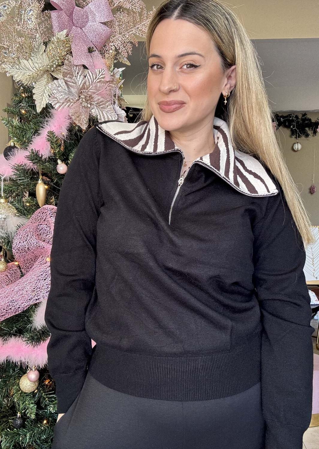 Πουλόβερ Με Φερμουάρ