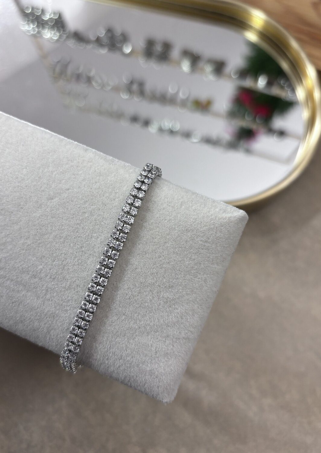 Βραχιόλι Διπλό Ασημί