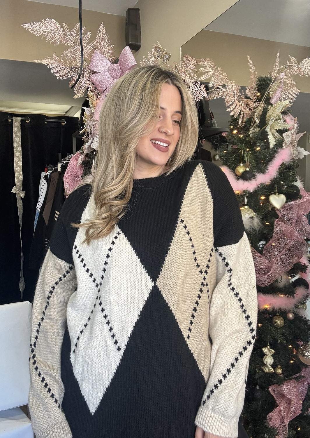 Πουλόβερ Με Ρόμβους