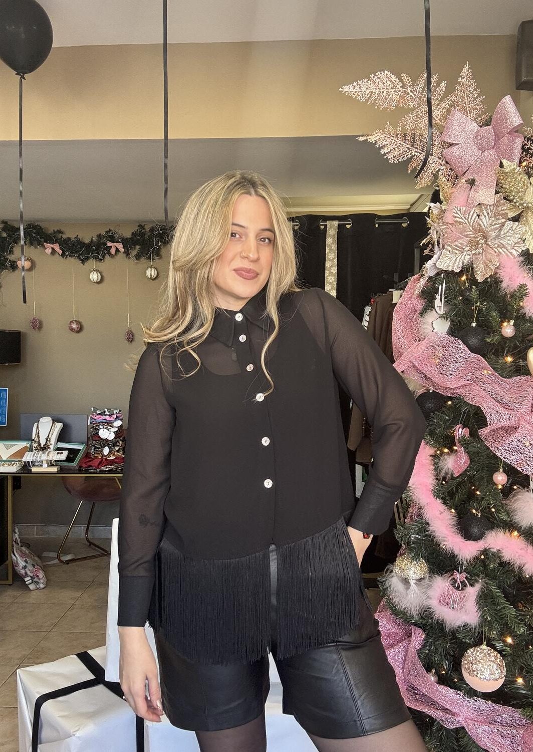 Πουκάμισο με κρόσια