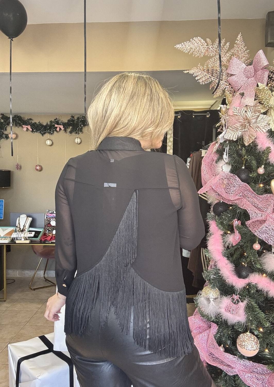 Πουκάμισο με κρόσια