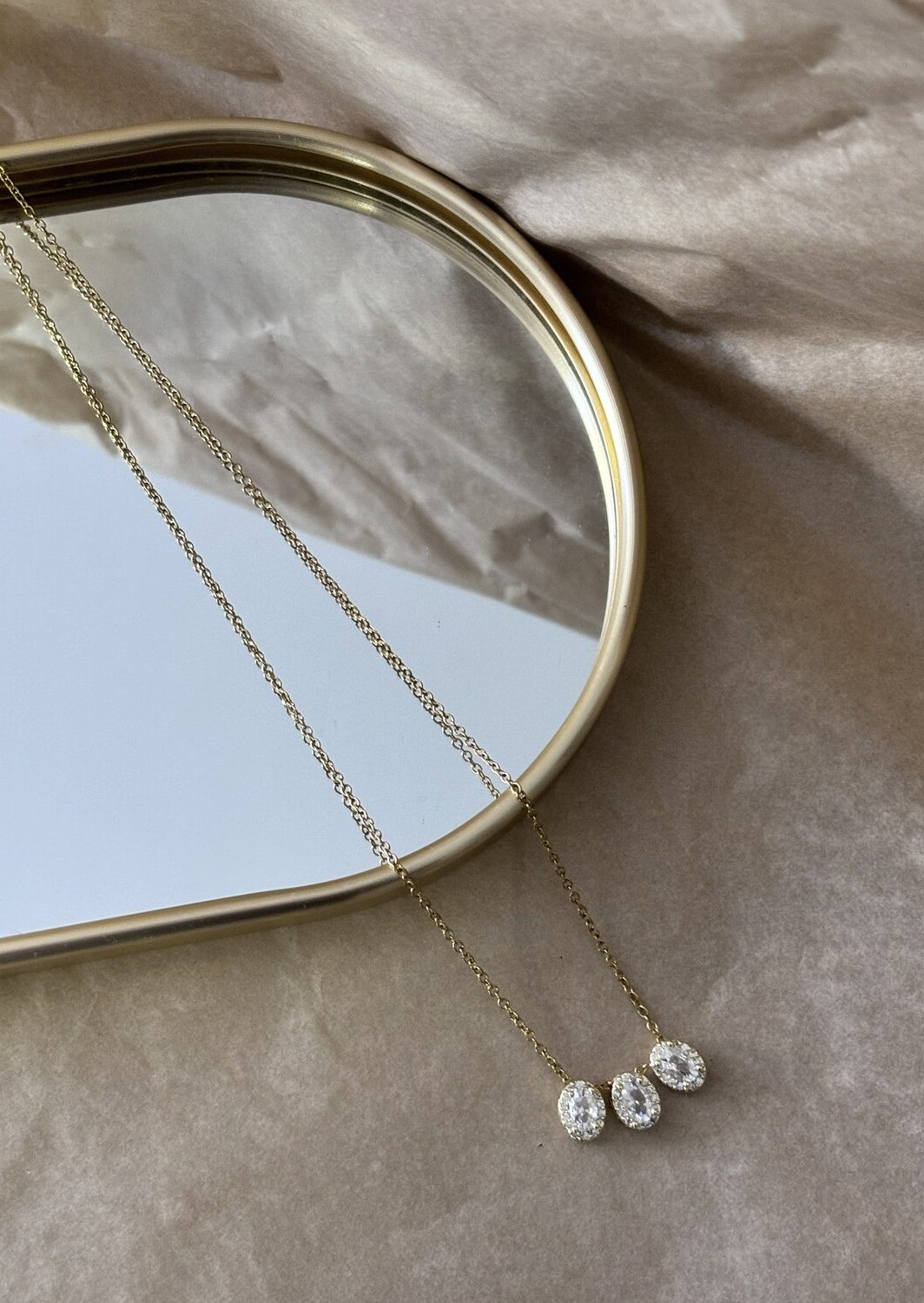 Κολιέ Διαμαντάκια Gold