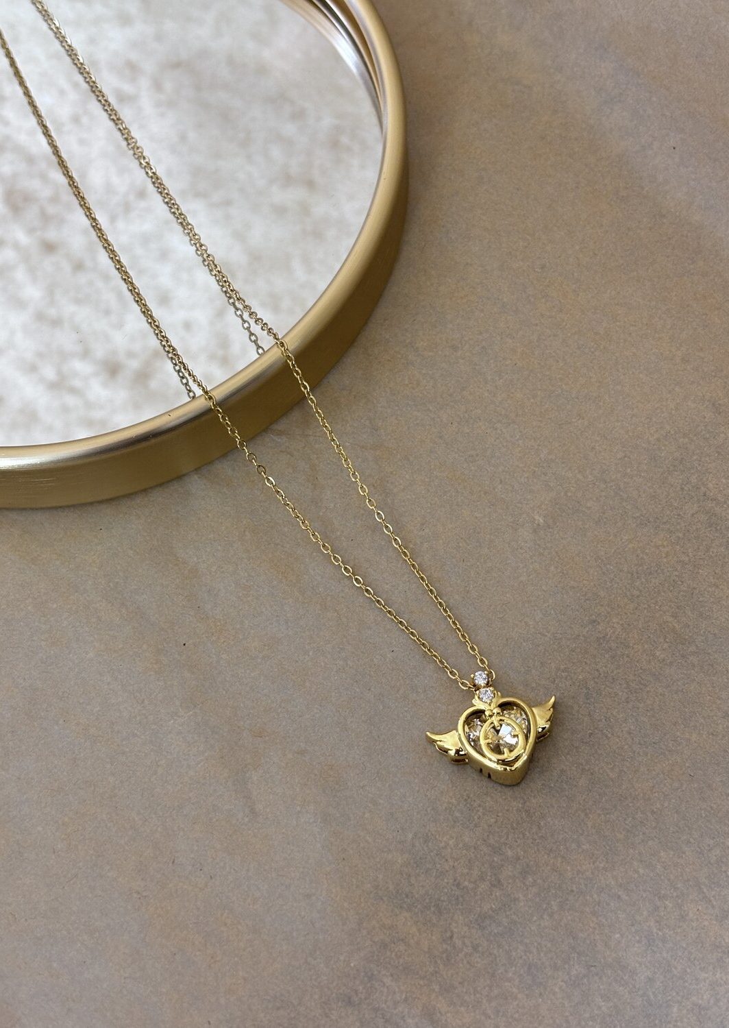 Κολιέ Angel Heart Gold