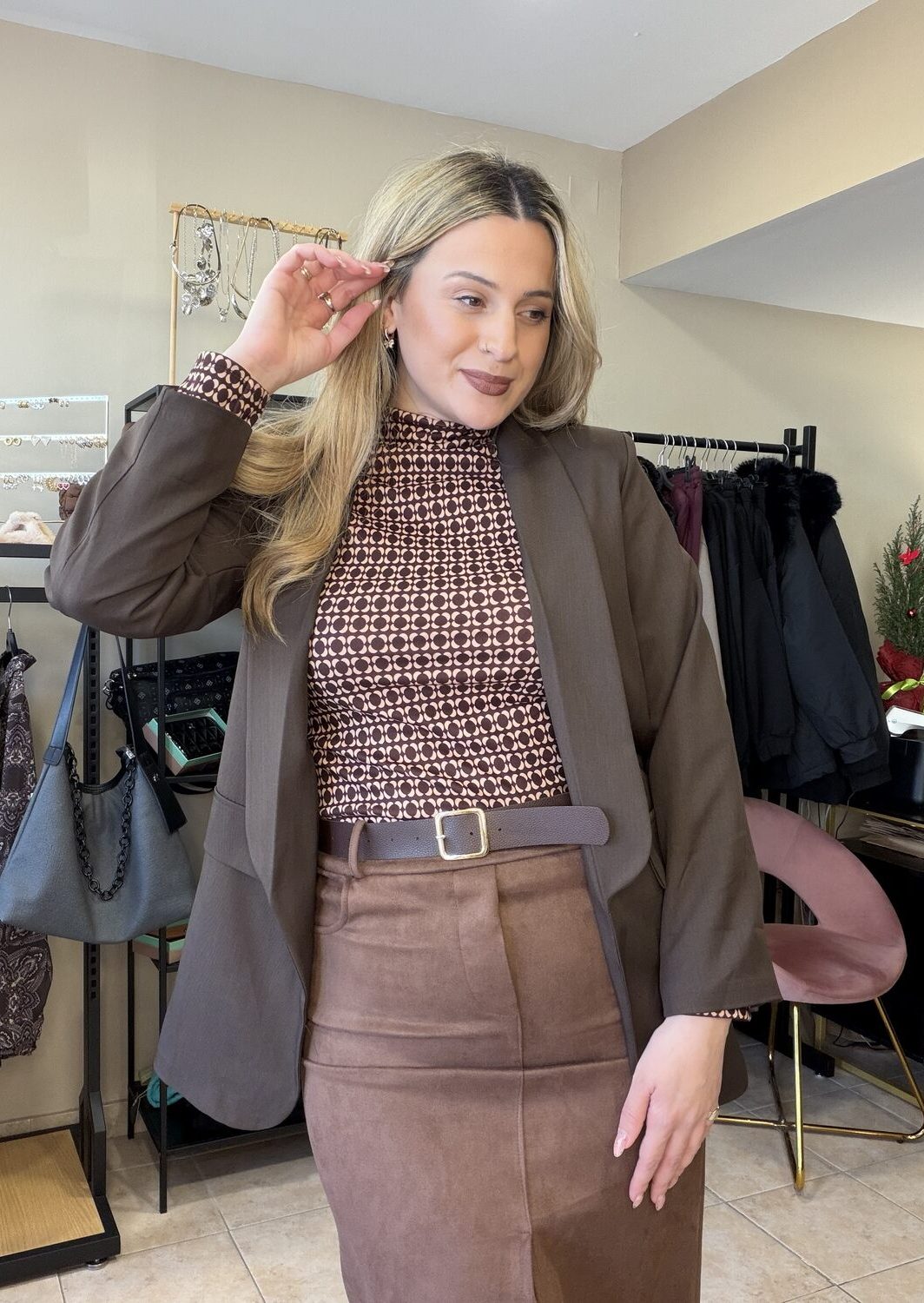 Σακάκι καφέ