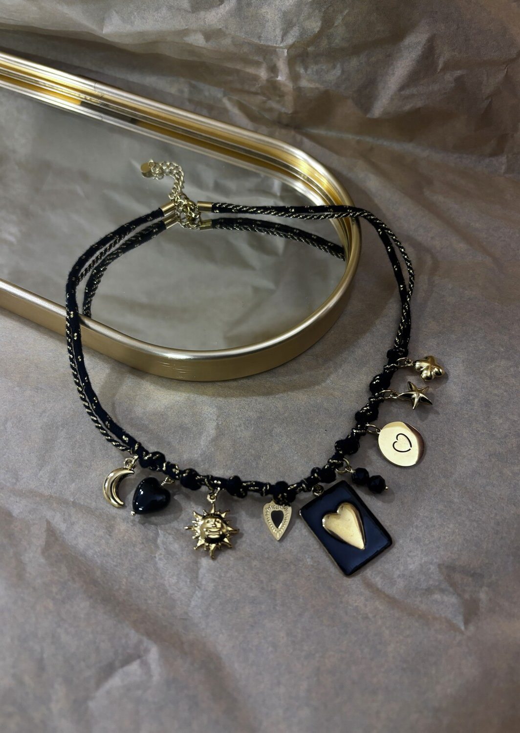 Κολιέ Charms Gold