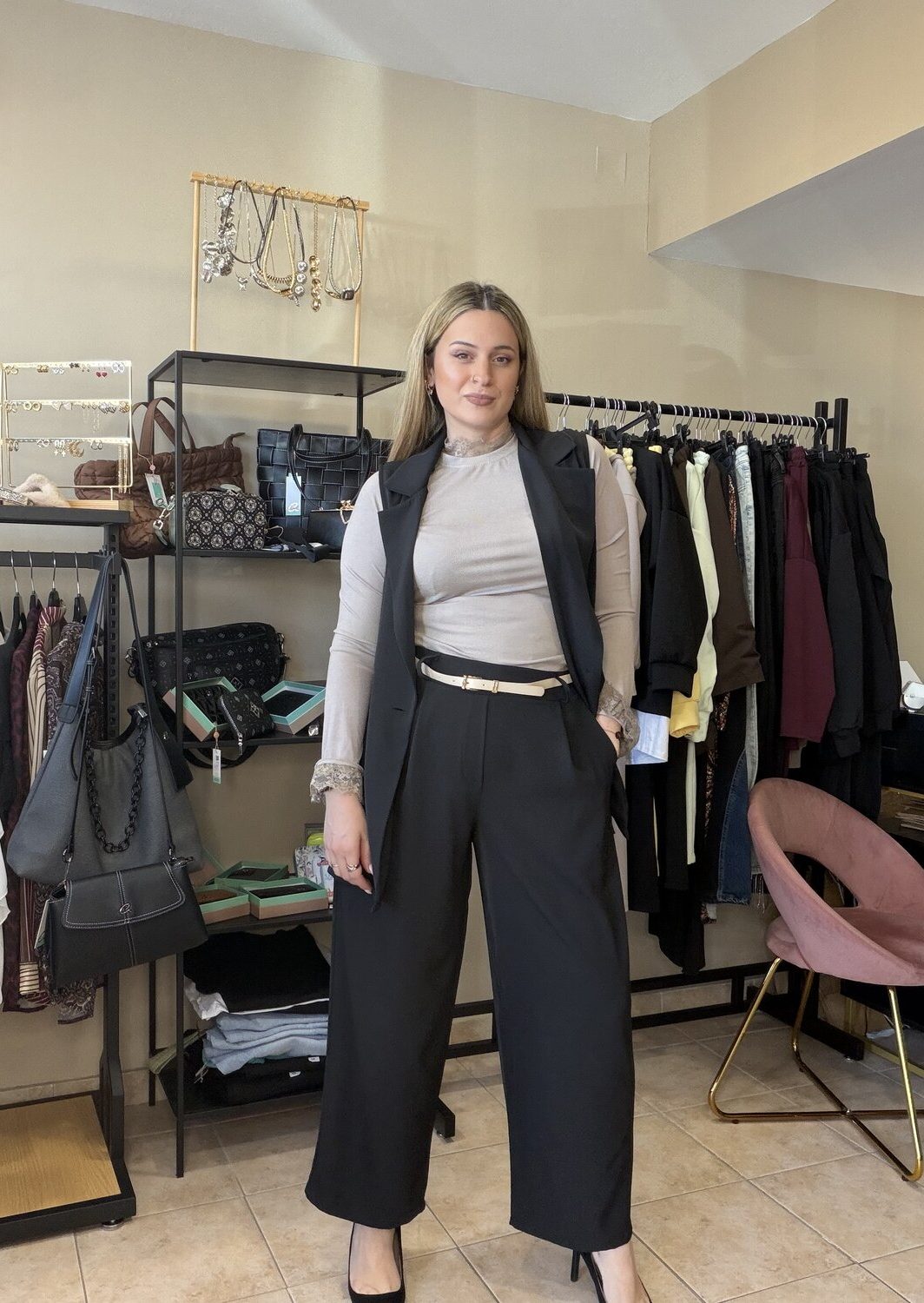 παντελονι γυαλιστερο